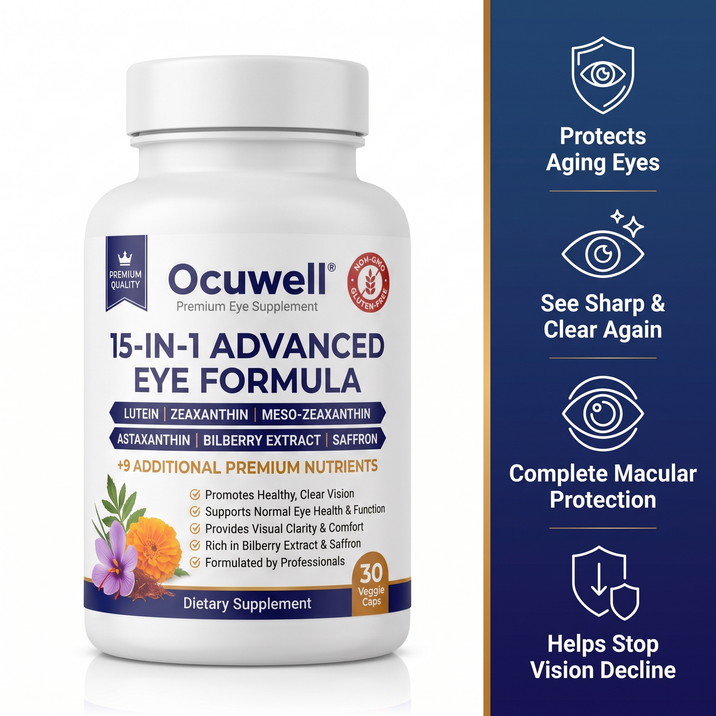 Ocuwell 15-in-1 Advanced Eye Formula
